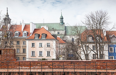 榆次老城波兰旧城华沙市中心观点-波兰老城背景