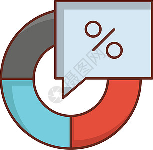 圆形图图表图圆圈酒吧馅饼教育数据商业信息统计营销插图设计图片