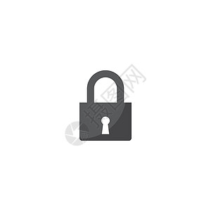 它制作图案挂锁标志矢量图标金属密码标识电脑安全防火墙封锁储物柜警卫隐私图片