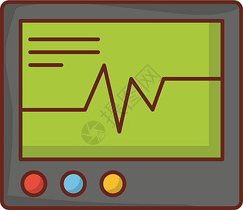 脉冲故障脉动节拍生活心脏医疗心电图监视器药品心脏病学图片