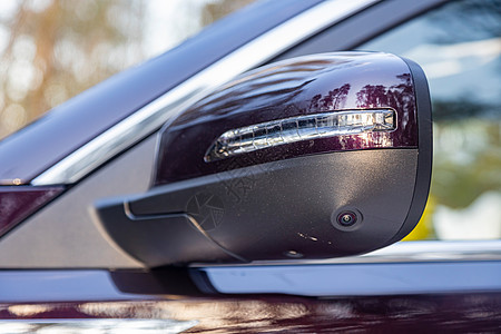现代汽车的360个地形系统选项 近视侧面镜后视镜 配有环光照相机的现代汽车检测交通警告监控镜片探测技术传感器镜子摄像头图片