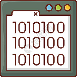 代码编码电脑身份数据互联网圆形技术商业网络标签按钮背景图片