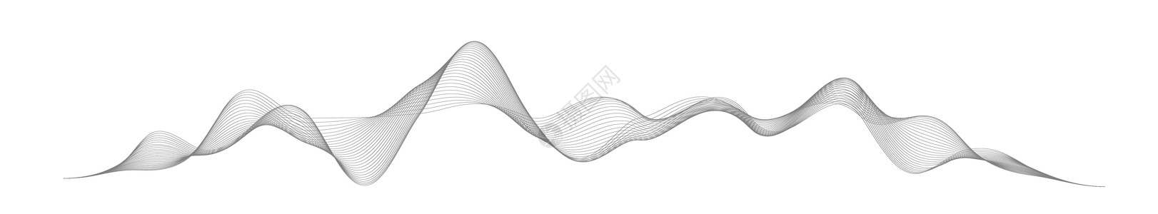在白色背景上的抽象风格的声波 抽象数字信号波线 矢量音乐语音振动歌曲波形数字频谱音频脉冲和波形频率均衡器图表韵律嗓音空闲仪表信号图片