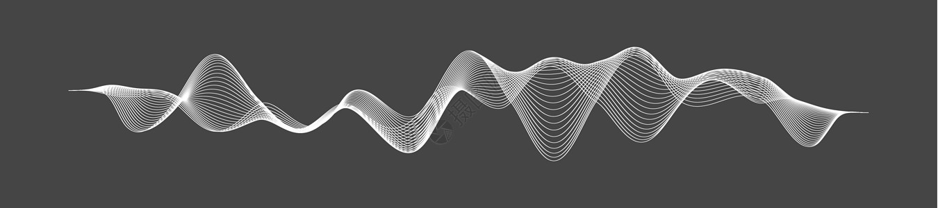 无线电波矢量 射频识别 无线通信 它制作图案声波抽象矢量脉冲混合器韵律音乐螺旋嗓音体积歌曲工作室展示图片