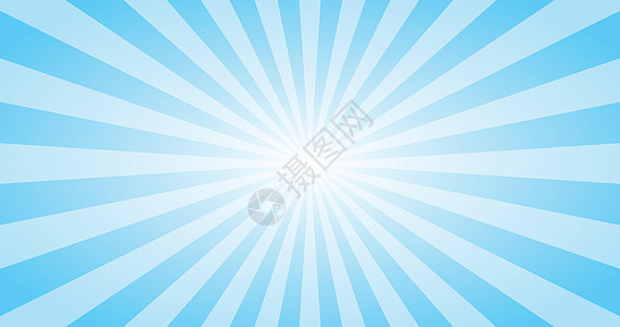 抽象的蓝色太阳光线矢量背景 夏日阳光明媚的 4K 设计图片