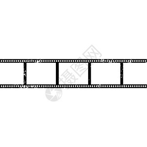 复古电影线背景摄影白色空白长方形视频黑色边缘插图幻灯片边界图片