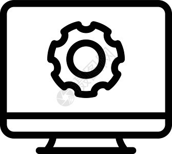 环境桌面安装监视器电脑软件配置插图加载齿轮下载背景图片