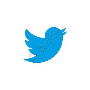 2019年10月18日 白俄罗斯明斯克 社交网络 推特图标 矢量插图 平面设计追随者社区邮政传递消息商业公告朋友们气泡技术图片