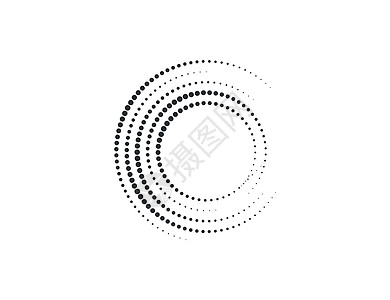 圆形 formlogo 中的半色调点 矢量图调色板活力框架艺术海报钻石推介会螺旋光谱网站图片