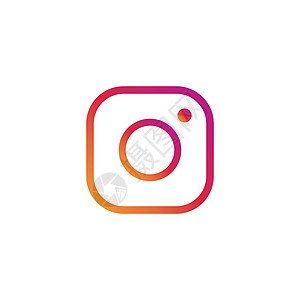 2019年10月18日 白俄罗斯明斯克 社交网络 Instagram图标 矢量插图 平面设计潮人阴影商业黑色照片标签按钮摄影师镜图片