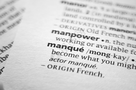 字典中的“Manque”词句或短语图片