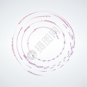 抽象的圆形螺旋旋转半色调点形式 标志设计 矢量图背景黑色艺术插图商业卡片世界眩晕圆圈径向网络图片