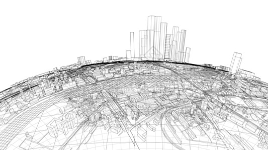 3d 城市领域 韦克托办公室插图景观天际绘画建筑活力草图世界摩天大楼图片