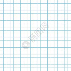 用于练习的学校笔记本表 蓝色方块无缝背景简约留白图片