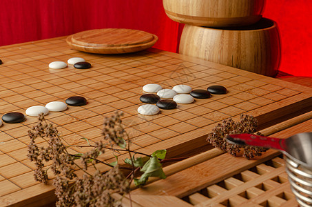 中国象棋和茶茶仪式图片