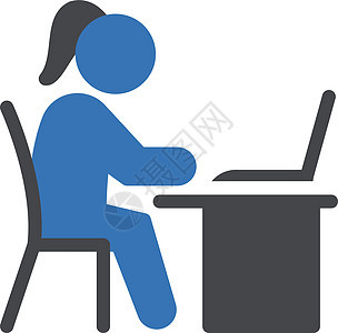 工作用户网络互联网经理女性女士商务人士办公室工人背景图片