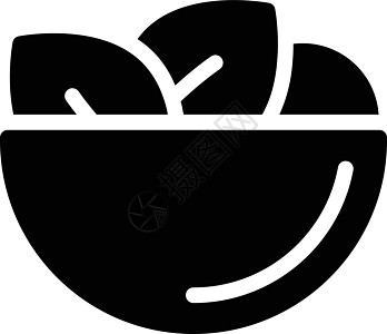 双底叶子饮食插图沙拉食物营养蔬菜标识背景图片