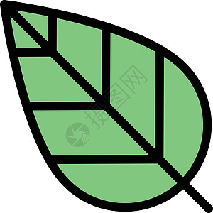叶子生态植物绿色标识插图网络环境中风背景图片