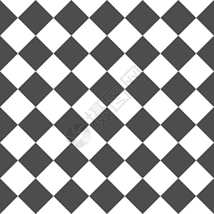 象棋板 无缝图案 矢量插图 黑白网格棋盘地面木板桌子竞赛织物墙纸白色艺术图片
