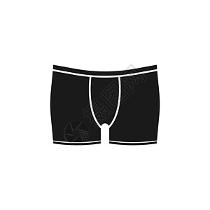 男内衣图标 矢量插图 平板设计纺织品内裤外貌男性短裤标识网络衣柜服饰衬衫图片