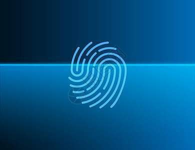 生物测量数据 指纹 扫描图标 矢量说明 平面设计拇指安全授权打印身份技术侦探密码钥匙烙印图片