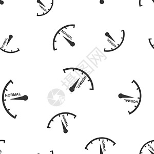 车速表转速表燃油正常液位计无缝图案背景图标 商业平面矢量图 中级标志符号模式测量速度燃料仪表指标图表酒吧信息评分成就图片