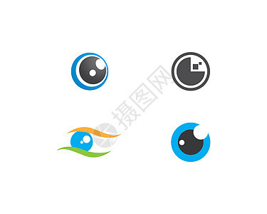 眼睛护理矢量日志安全商业技术手表互联网光学公司相机创造力软件背景图片