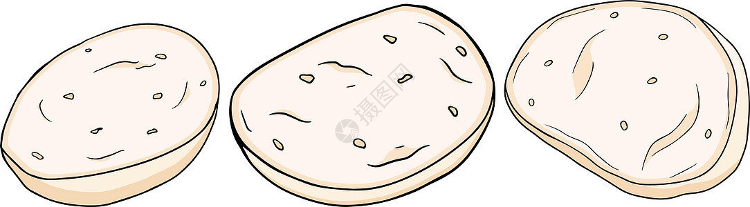 马苏里拉奶酪球切片和碎片 手绘彩色素描风格的传统意大利奶酪 新鲜的软奶酪 矢量图食物厨房午餐营养饮食美食水牛餐厅盘子烹饪图片