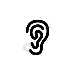 耳朵平面矢量 Ico图片
