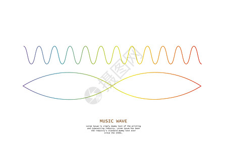 脉冲音乐播放器 音频七彩波浪日志均衡器技术嗓音歌曲信号插图体积旋律电子振动图片