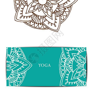 瑜伽撤退装饰品卡片礼物商业工作室传单代金券广告生活图片
