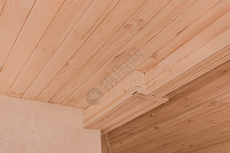 现代内地 有轻木天花板的设计设计 室内家庭背景图片