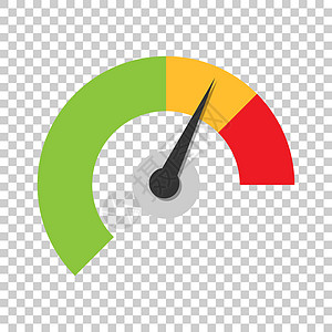 平面样式的仪表仪表板图标 孤立背景下的信用评分指标水平矢量图 具有测量规模业务概念的仪表进步计量时间商业转速表力量指针金融图表车图片