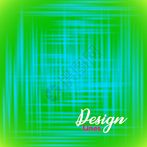 与蓝色光亮的线的抽象绿色背景 装饰灯设计模板插图 带彩色条纹的矢量闪光盖图片