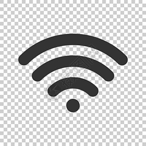 Wifi 互联网标志图标在平面样式  Wifi 无线技术矢量图在孤立的背景上 网络 wifi 经营理念电脑横幅信号民众贴纸创造力图片