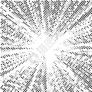 矢量半色调点 白色背景上的黑点艺术框架创造力推介会流行音乐艺术品圆圈织物气泡插图背景图片