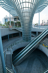 上海新北边城市高楼摩天大楼场景蓝色天空旅行中心地标景观图片