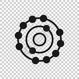 平面样式的抗氧化图标 白孤立背景上的分子矢量图解 脱毒商业概念叶子菠菜柚子浆果草本植物美食热带饮食食物电子图片