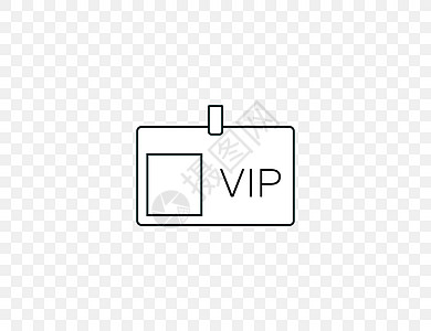 身份卡 Vip图标 矢量插图 平面设计证书奢华俱乐部质量珠宝魅力店铺按钮卡片成员图片