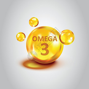 Omega 3 图标 以平板风格; Pill胶囊矢量插图 以白色孤立背景;有机维生素养分油鱼商业概念图片