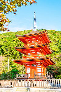 日本京都清水寺寺庙图片