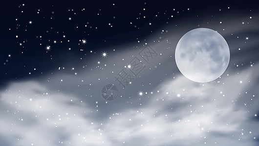 星云夜空与大天顶星座 摘要星座星星插图飞行墙纸天空天堂摄影月亮阳光图片
