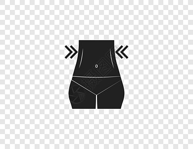 减重 减重图标 矢量图解 平坦腰围饮食磁带健身房控制腹部身体损失女性女士图片