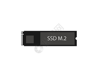 固态硬盘 ssd m2 图标 矢量图 平面设计硬盘记忆电脑插图容量驾驶闪光白色速度数据图片