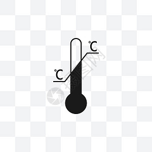 温度限制符号 矢量插图 平面设计标准温度计白色黑色货物测量标签乐器纸板黑与白图片
