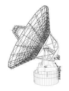 无线电望远镜概念概要说明3d电波电子产品网络天文学望远镜收音机卫星智力射电图片