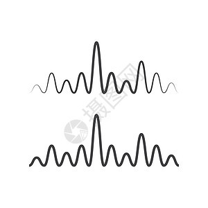 声波音乐日志波浪插图工作室黑色技术波形均衡器体积光谱嗓音图片