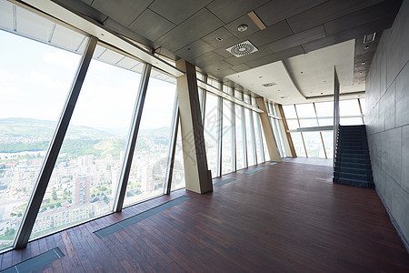 现代亮光空内装工作室建筑学城市楼梯阳光奢华公寓阁楼大厅玻璃图片