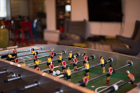 足球桌玩家体育场塑料数字团队娱乐活动乐趣办公室比赛图片