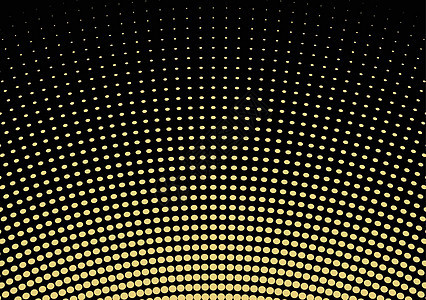 抽象半色调金色点缀背景 未来派的垃圾图案 点 波浪 用于海报 网站 名片 封面 标签模型 复古布局的矢量现代光学流行艺术质感气泡图片